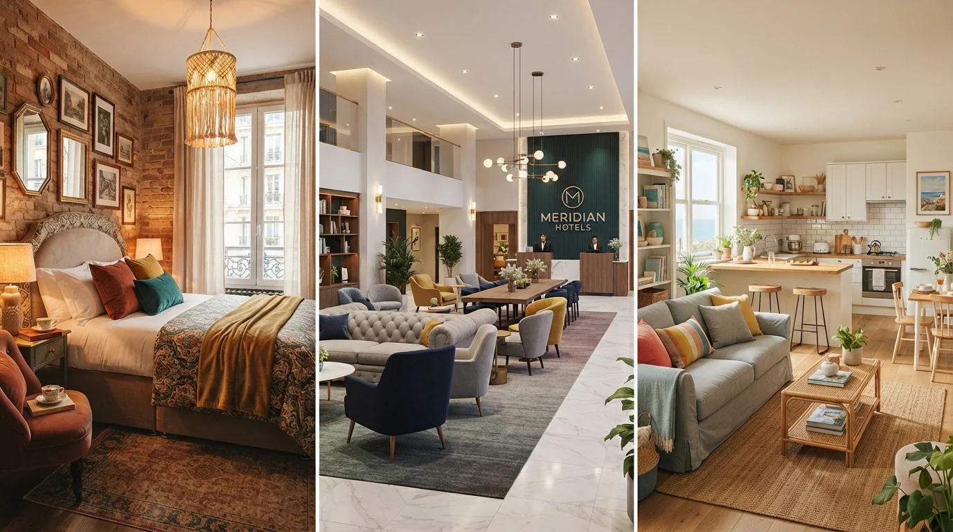 Boutique Hotels, Chain Hotels, and Vacation Rentals: Choosing the Right Fit