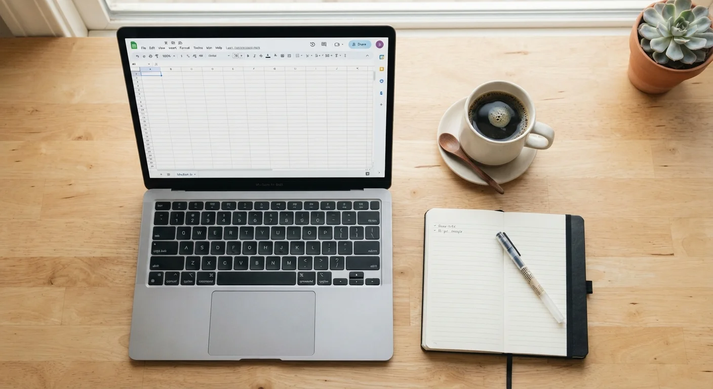Building Your First Budget from a Blank Spreadsheet