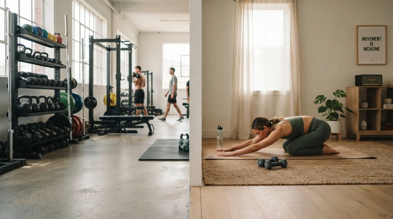 Gym Workouts vs. Home Workouts: Choosing the Setup That Works for You