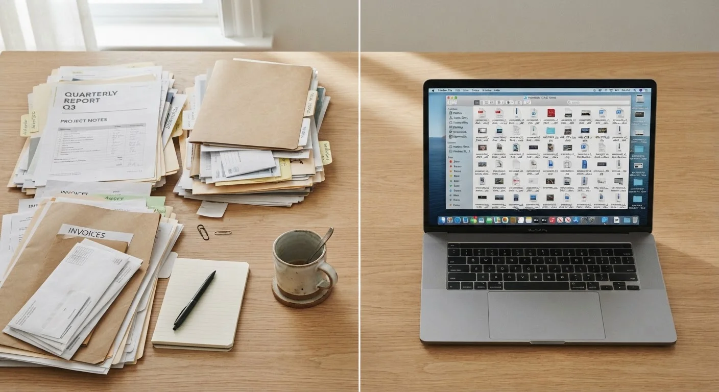 Paper Clutter vs. Digital Clutter: Two Organizational Challenges, Two Different Solutions