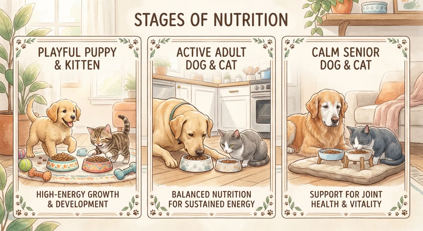 Pet Nutrition from Puppyhood to Senior Years