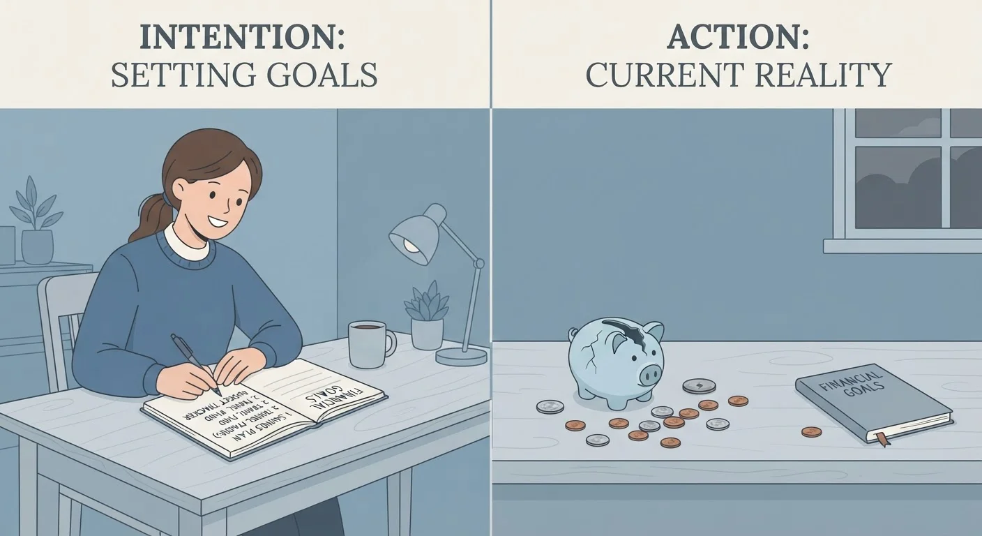 The Psychology Behind Saving: Why Intentions Rarely Match Behavior