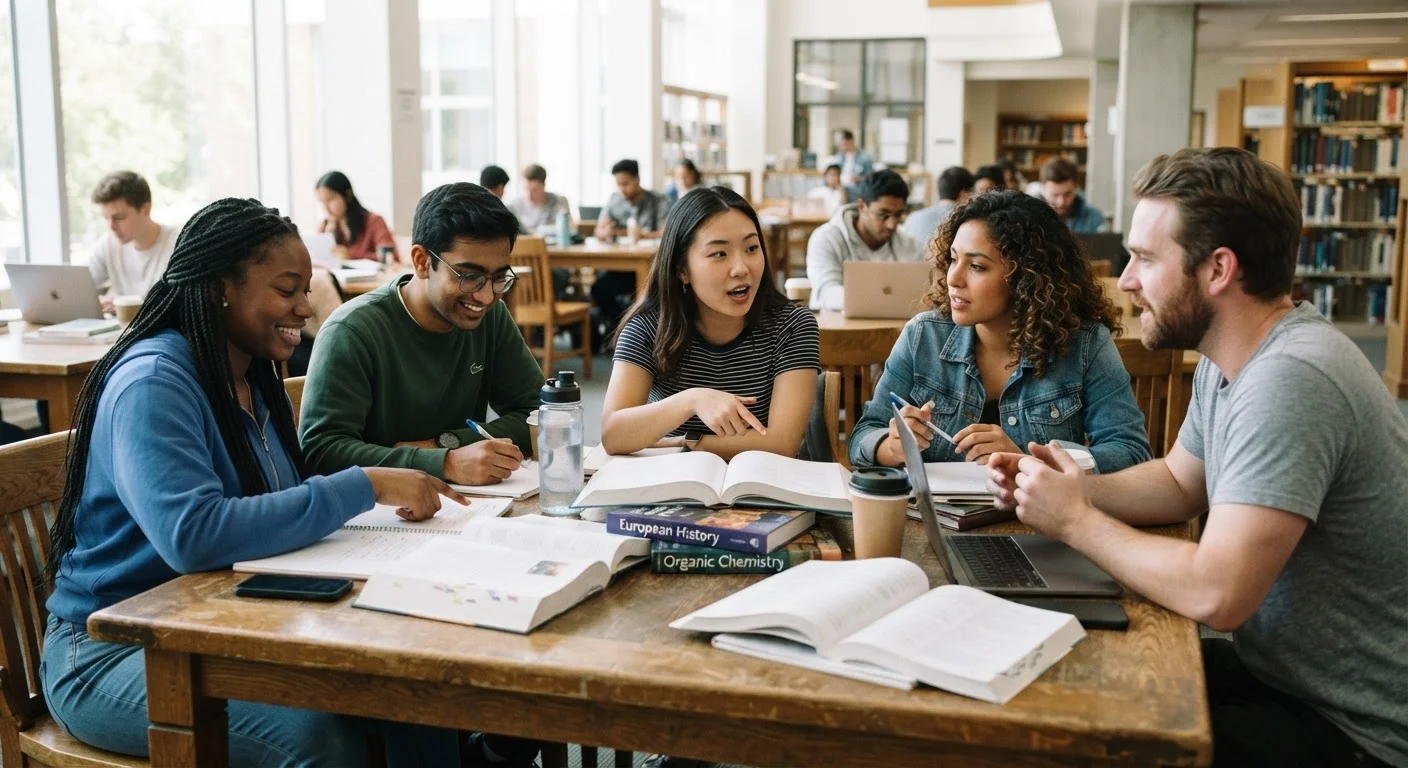 The Trade-Offs of Group Study: When Collaboration Helps and When It Hurts