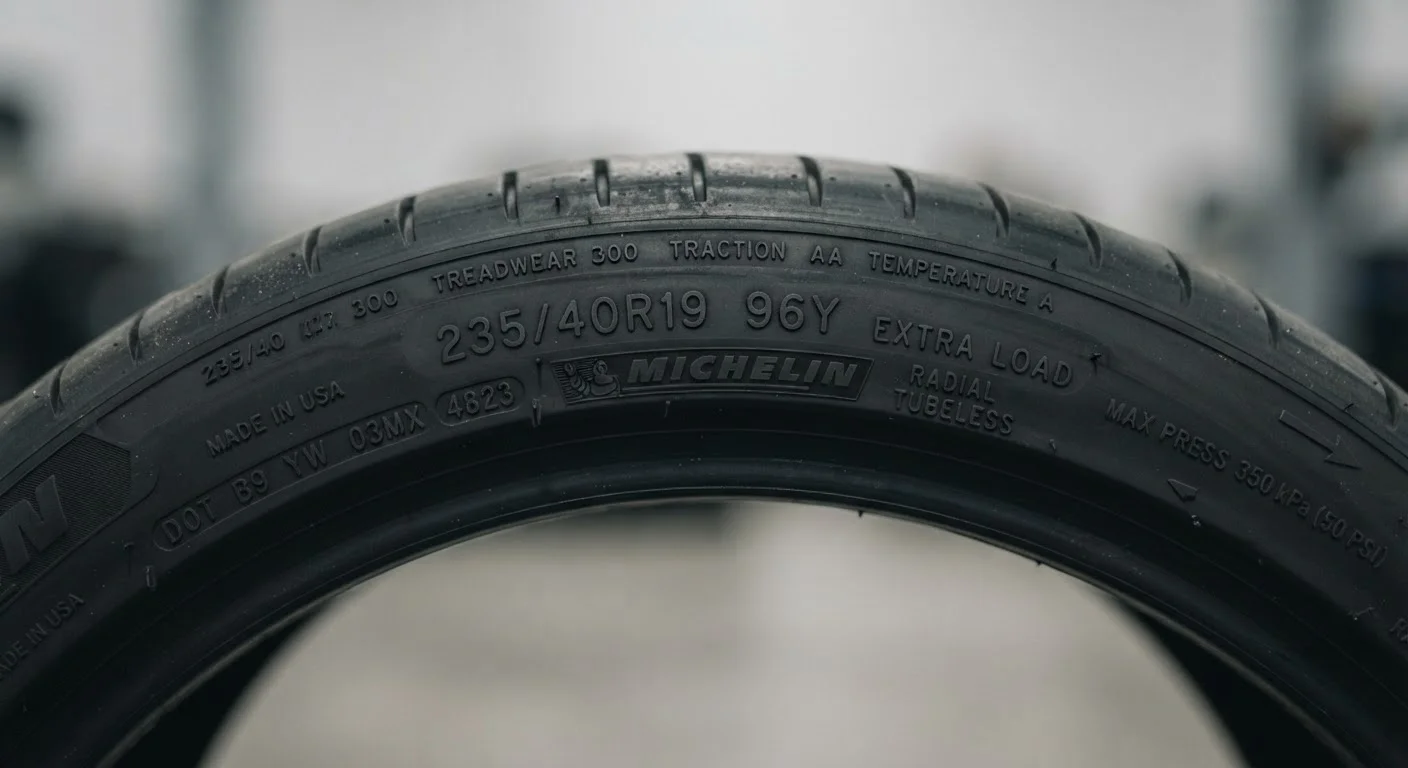 Tire Pressure, Tread Depth, and the Numbers on Your Sidewall