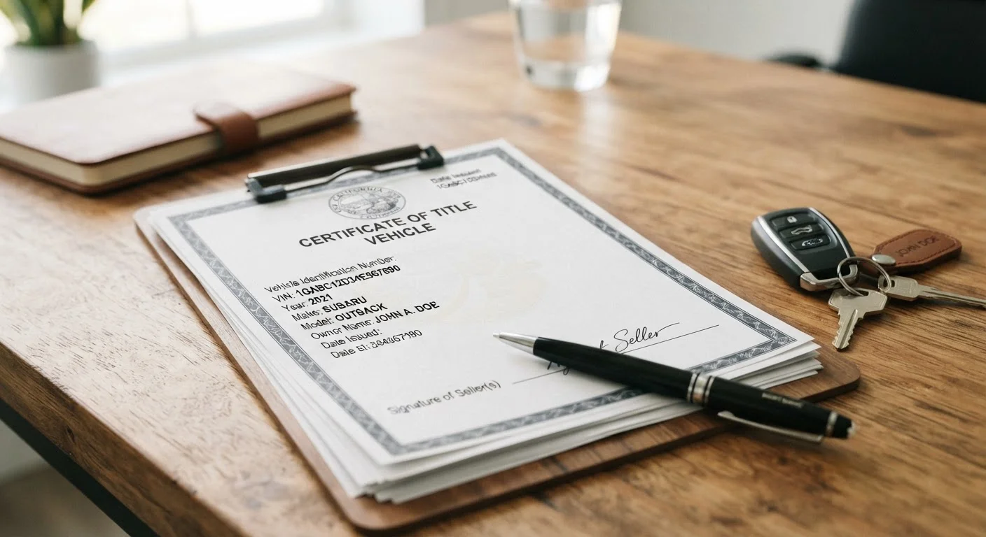 Transferring a Vehicle Title: What Buyers and Sellers Each Need to Do