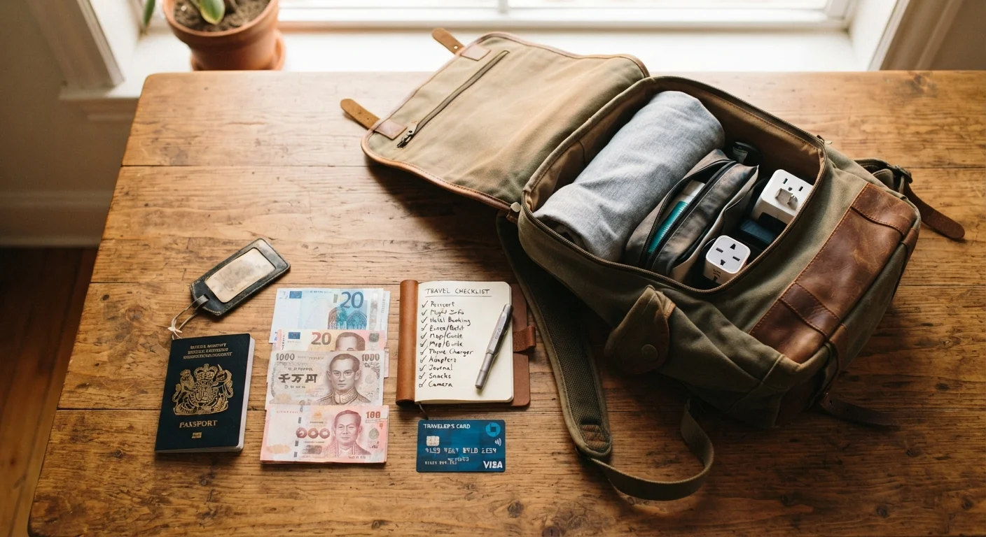 Your Pre-Trip Financial Checklist for Budget Travelers